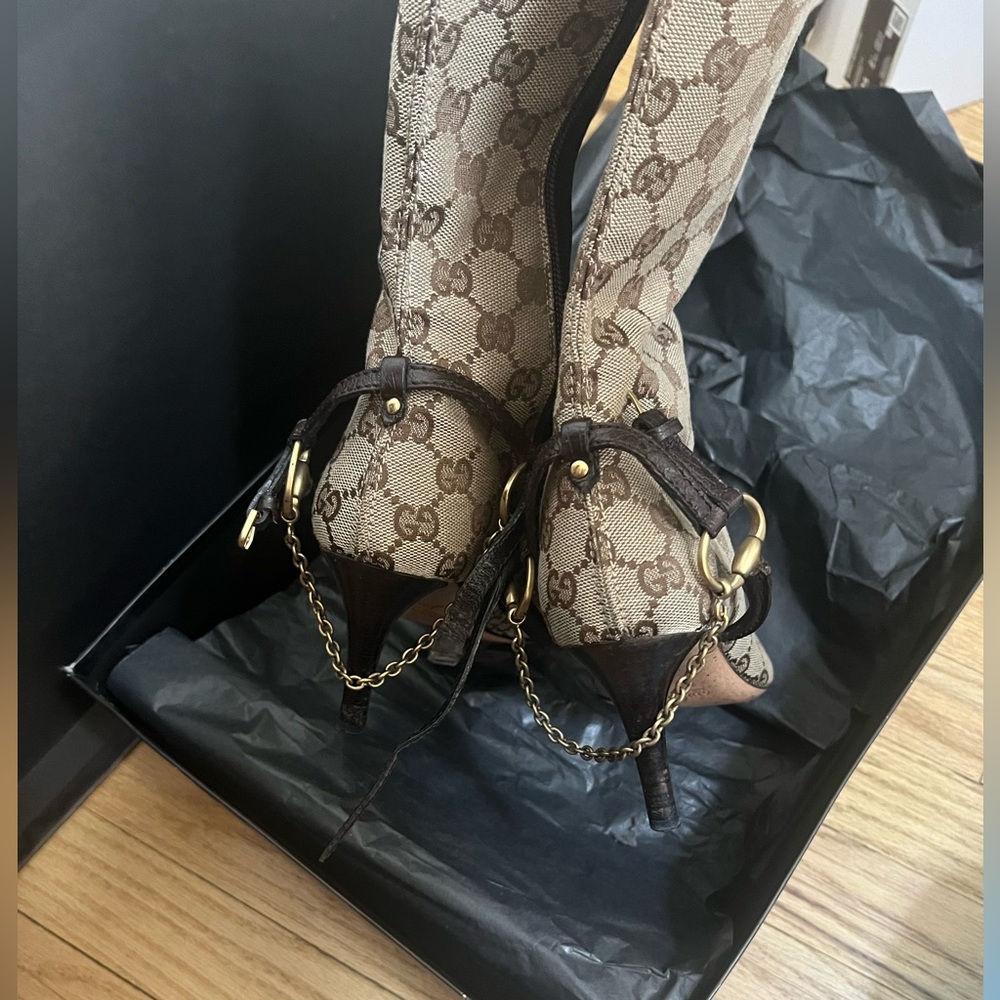 GUCCI tall boots. SZ6